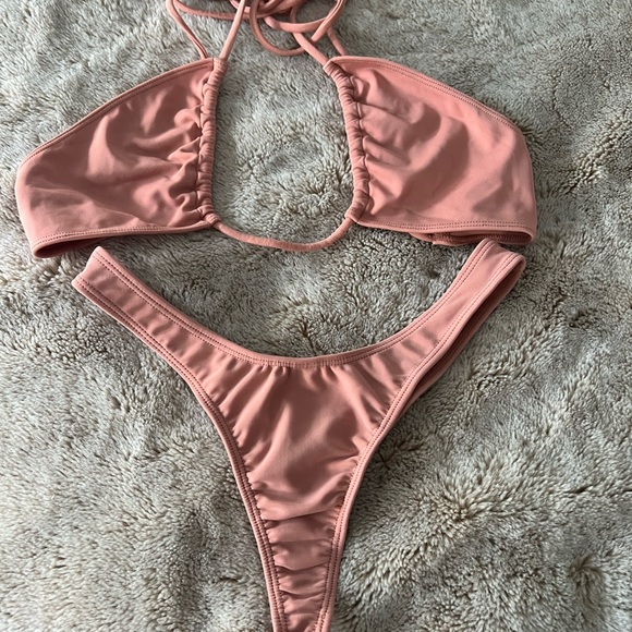 MINIMALE ANIMALE Bikini Set  The Montenegro Top M & NOLITA THONG S Color Sandbar - Picture 3 of 5